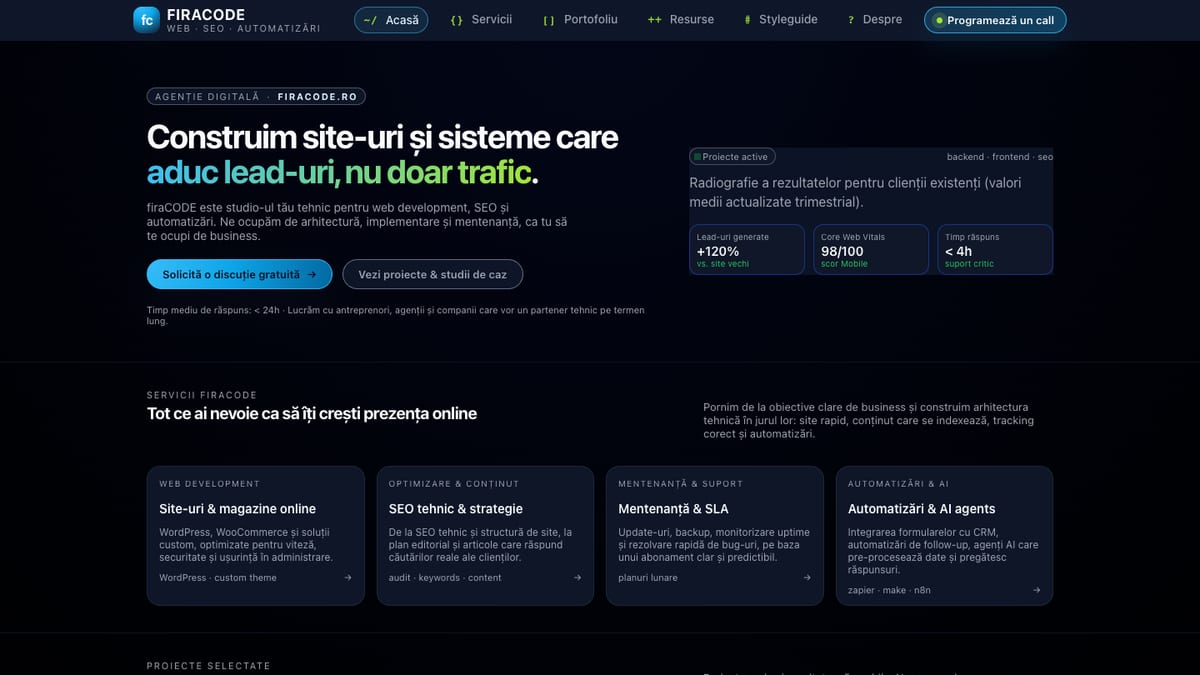 FiraWeb preview