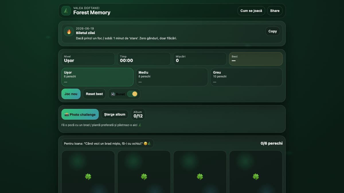 Forest Memory preview